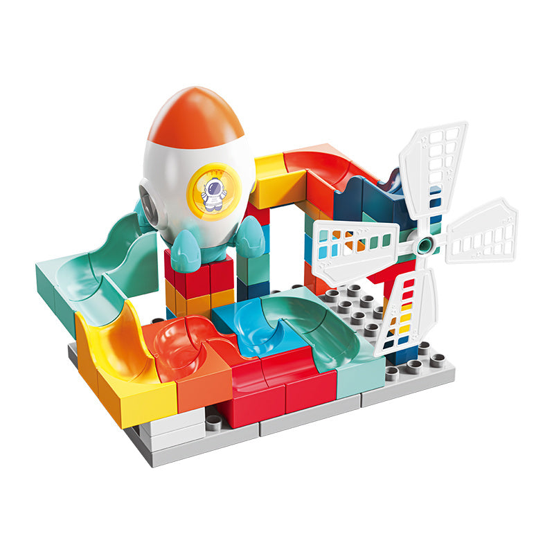 Aerospace Orbital 71 Large Particle Children's Slide Assembled Building Blocks