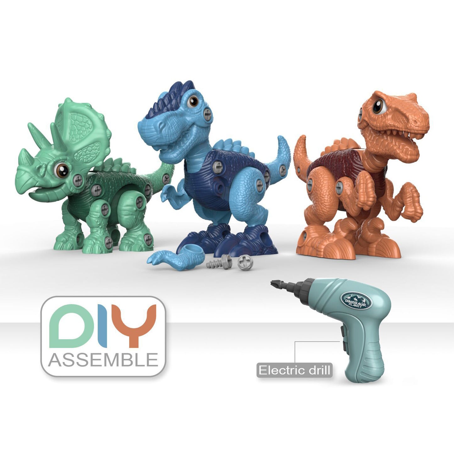 3 In 1 DIY Dinosaur Disassembly Toy