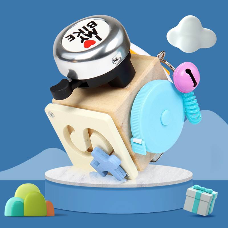 Amazon Children's Montessori Life Busy Block Baby Enlightenment Early Education Teaching Aids Educational Unlocking Toy Busy Board